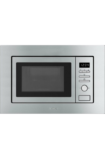 Микроволновая печь встраиваемая Smeg FMI020X (серебристый) 