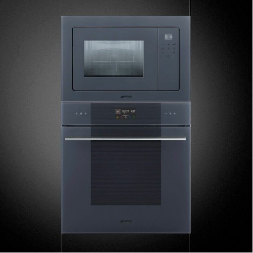 Микроволновая печь встраиваемая Smeg FMI120G (черный) 4
