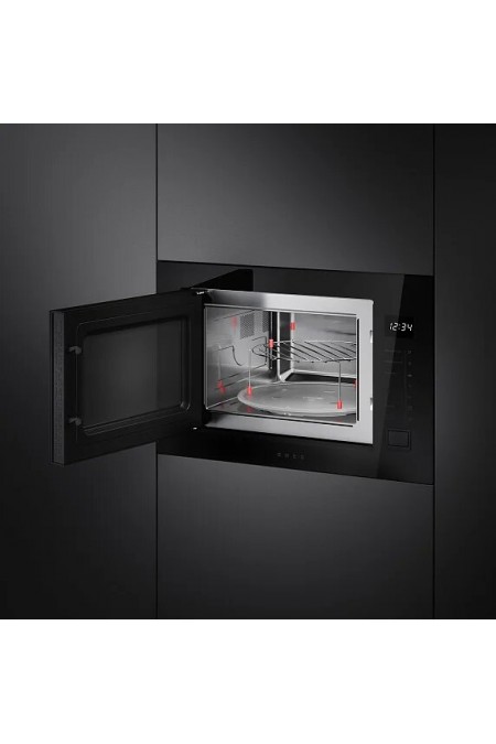 Микроволновая печь встраиваемая Smeg FMI225BI (черный) 5