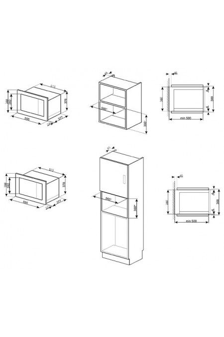 Микроволновая печь встраиваемая Smeg FMI325X (серебристый) 5