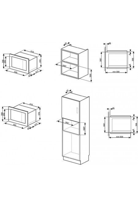 Микроволновая печь встраиваемая Smeg FMI325X (серебристый) 8