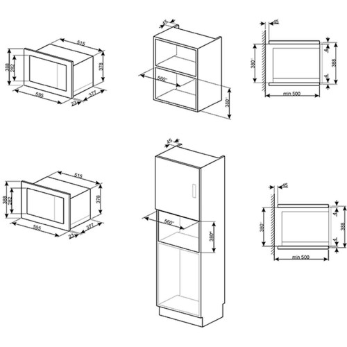 Микроволновая печь встраиваемая Smeg FMI325X (серебристый) 8