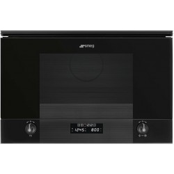 Микроволновая печь встраиваемая Smeg MP122B3 (черный)