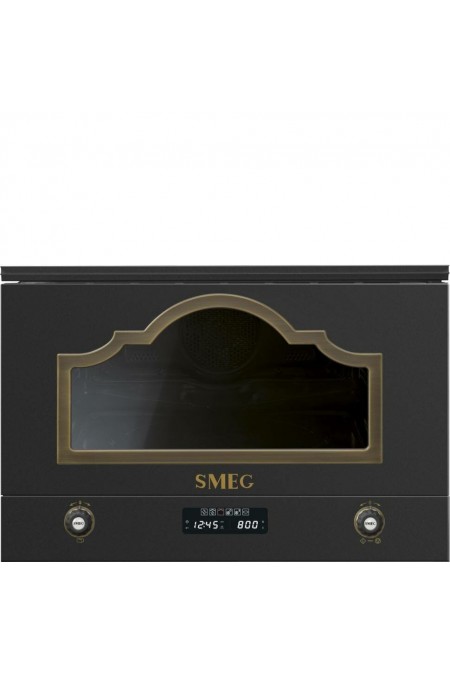 Микроволновая печь встраиваемая SMEG MP722AO (антрацит) 
