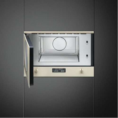 Микроволновая печь встраиваемая Smeg MP822PO (бежевый) 2