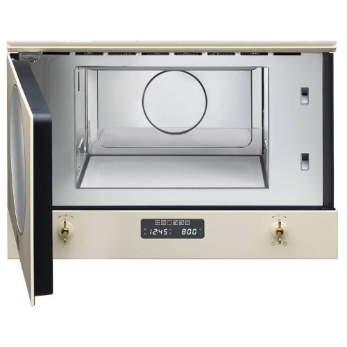 Микроволновая печь встраиваемая Smeg MP822PO (бежевый) 5