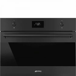 Микроволновая печь встраиваемая Smeg SO4301M0N (черный)