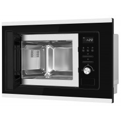 Микроволновая печь встраиваемая Weissgauff BMWO-207 Grill (черный/нержавеющая сталь)