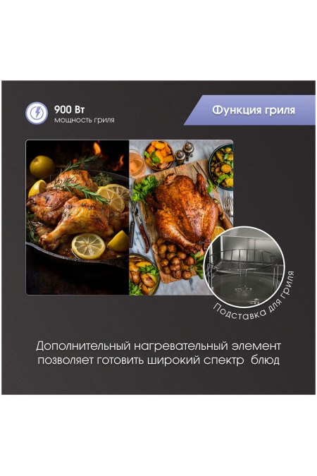 Микроволновая печь встраиваемая Zigmund Shtain BMO 21 S (нержавеющая сталь) 6