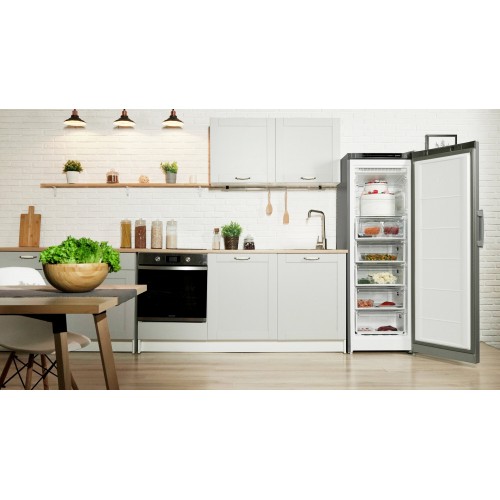 Морозильник INDESIT DFZ 5175 G (серебристый) 9