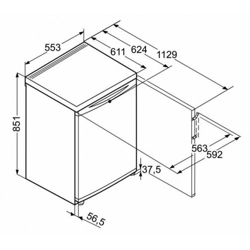 Морозильник Liebherr G 1223 (белый) 3