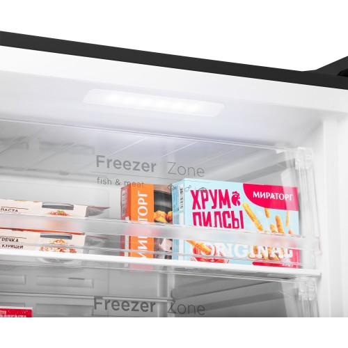 Морозильник MAUNFELD MFFR185SB (черная нержавеющая сталь) 4