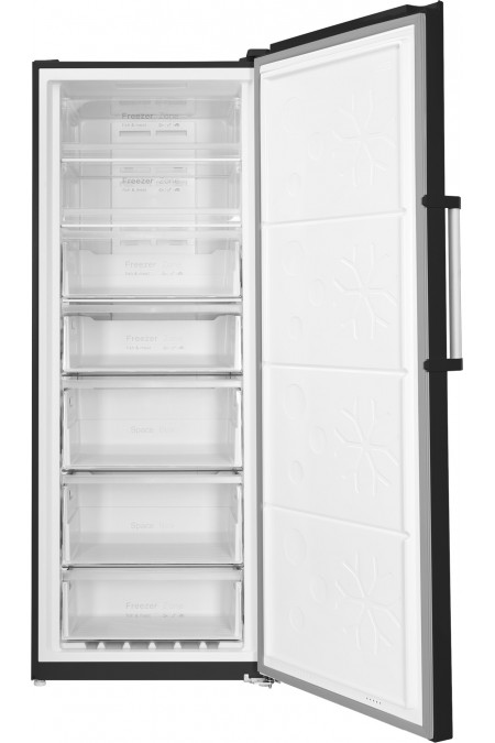 Морозильник Maunfeld MFFR185SB (черная нержавеющая сталь) 