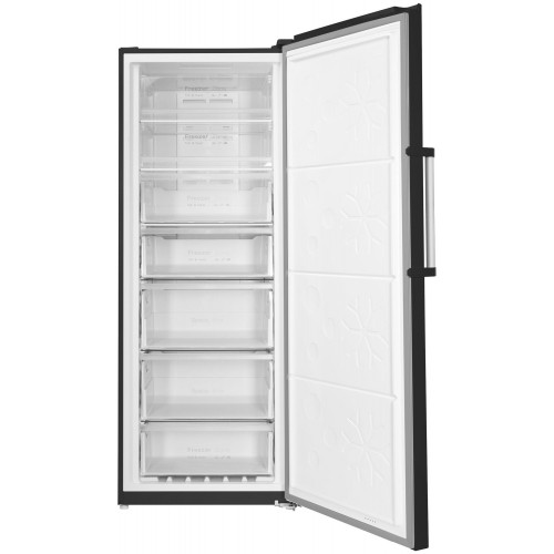 Морозильник MAUNFELD MFFR185SB (черная нержавеющая сталь) 9