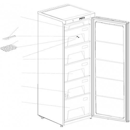 Морозильник POZIS FV-115 S (серебристый) 6