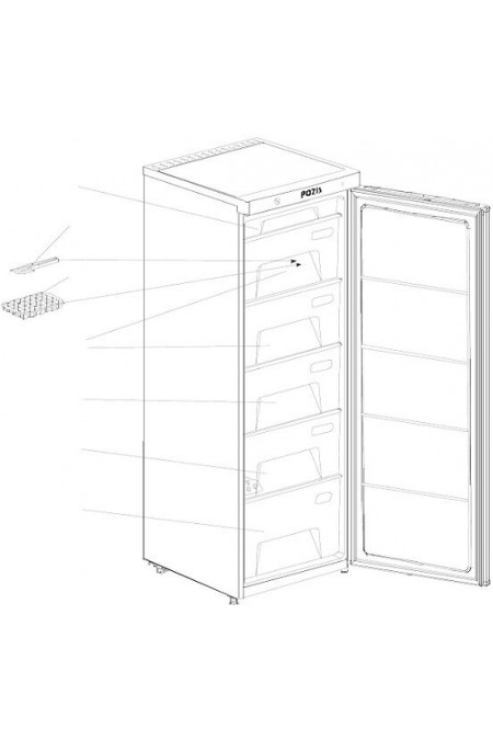 Морозильник Pozis FV-115 С (серебристый) 5