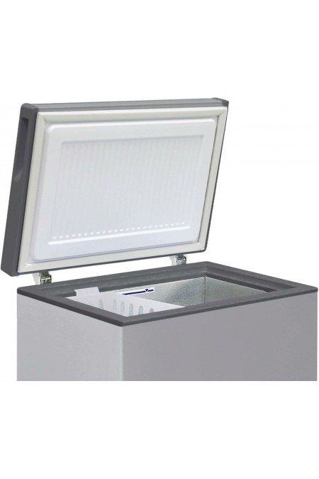 Морозильный ларь Бирюса M155KX (металлик) 1