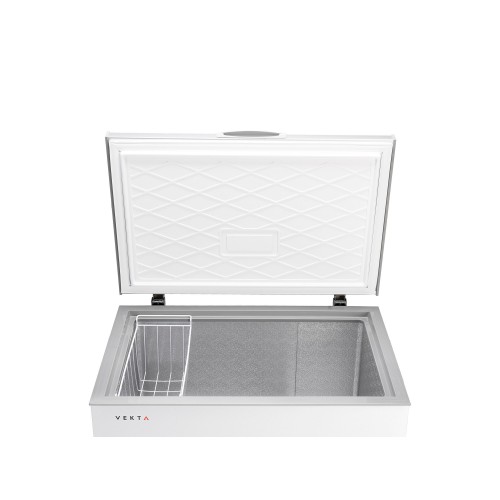 Морозильный ларь VEKTA FR-220S02 (серебристый) 2