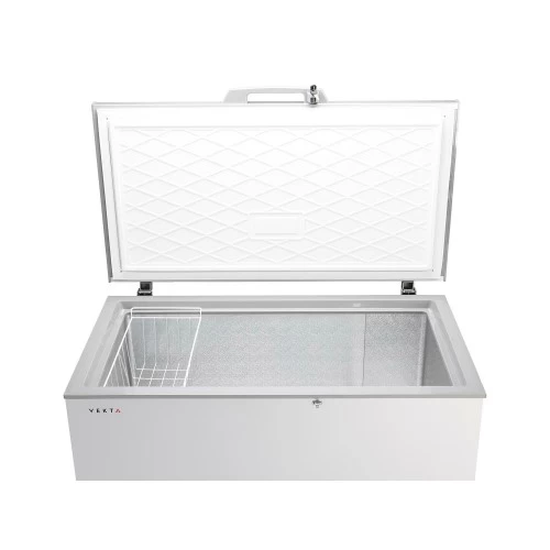 Морозильный ларь VEKTA FR-380S02 (серебристый) 4