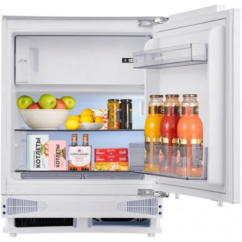 Встраиваемый холодильник Maunfeld MBF88SWGR Inverter (белый) 1