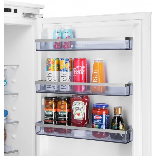 Встраиваемый холодильник Maunfeld MBF19354NFWGR LUX Inverter (белый) 11