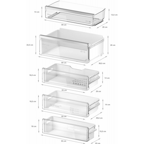 Встраиваемый холодильник Bosch KBN96VFE0 (белый) 5