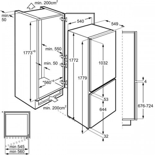 Встраиваемый холодильник Electrolux RNT2LF18S (белый) 6