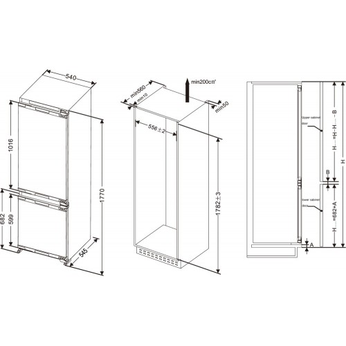 Встраиваемый холодильник Haier HRF236NFRU (белый) 9