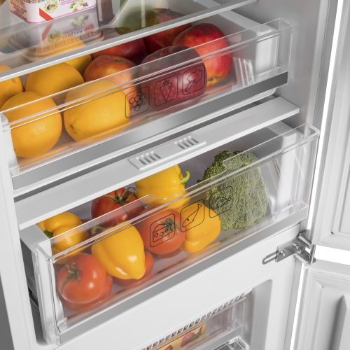 Встраиваемый холодильник HOMSair FB177SW Inverter (белый) 6