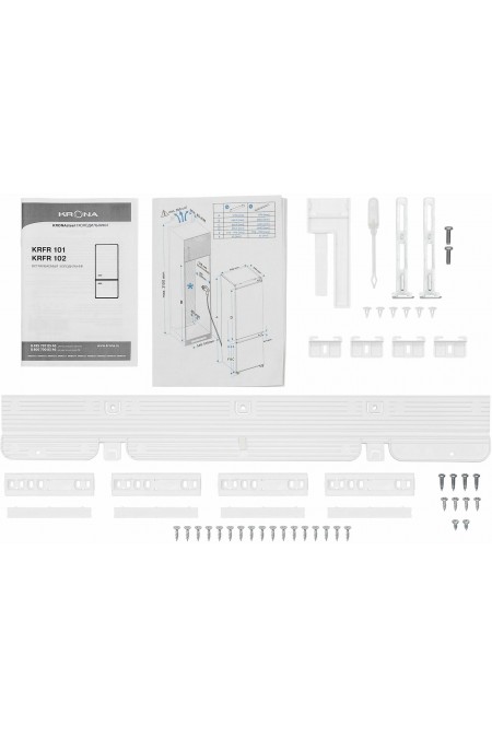 Встраиваемый холодильник KRONA BRISTEN KRFR102 FNF (белый) 7