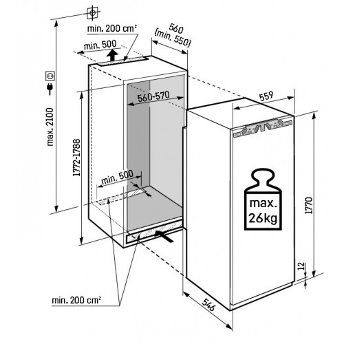 Встраиваемый холодильник Liebherr IRBd 5121 (белый) 7
