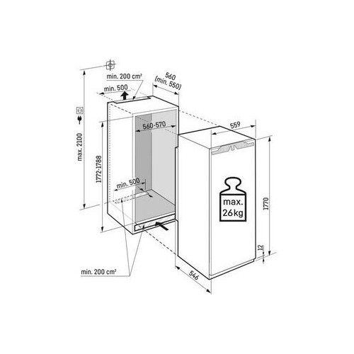 Встраиваемый холодильник Liebherr IRd 5101 (белый) 2