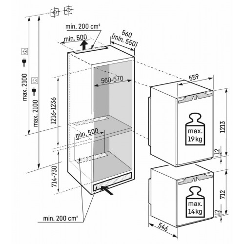 Встраиваемый холодильник Liebherr IXRF 5600 (белый) 6