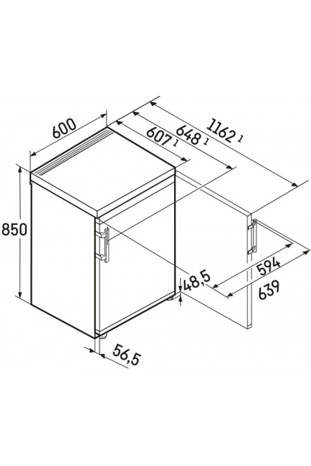 Встраиваемый холодильник Liebherr Rci 1620 Plus (белый) 3