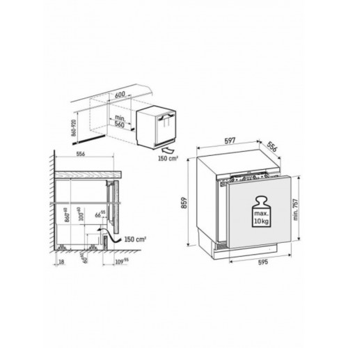 Встраиваемый холодильник Liebherr SUBa30 375i (белый) 