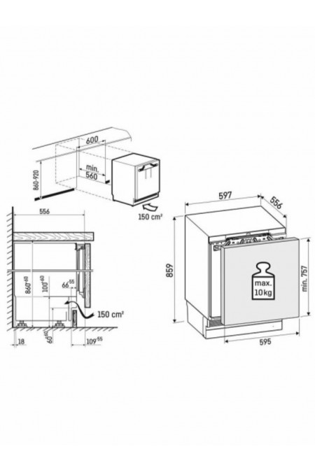 Встраиваемый холодильник Liebherr SUBa30 375i (белый) 2