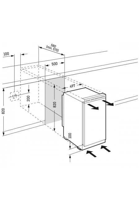 Встраиваемый холодильник Liebherr UK 1414 (белый) 1