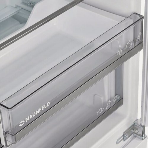 Встраиваемый холодильник MAUNFELD MBF17754NFWHGR LUX Inverter (белый) 5
