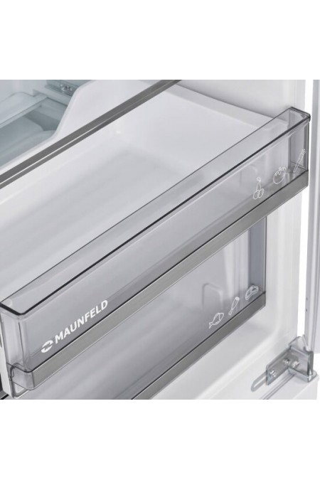 Встраиваемый холодильник MAUNFELD MBF17754NFWHGR LUX Inverter (белый) 6