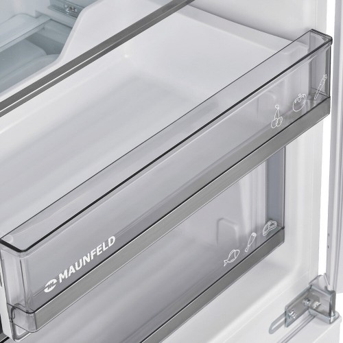 Встраиваемый холодильник Maunfeld MBF177NFWHGR Inverter (белый) 7