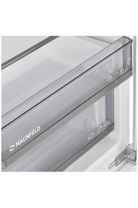Встраиваемый холодильник Maunfeld MBL177SWGR Inverter (белый) 8