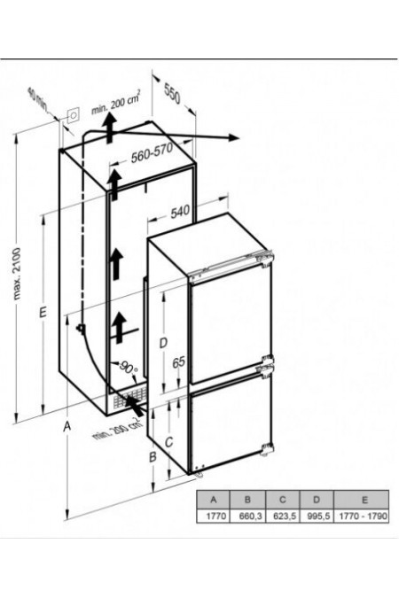 Встраиваемый холодильник Schaub Lorenz SLUS 445W3M (белый) 2