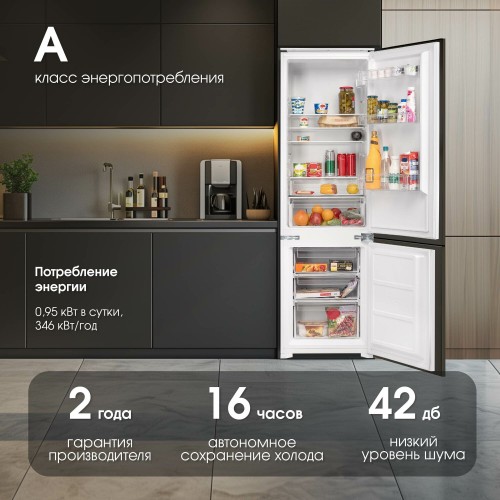 Встраиваемый холодильник Zigmund Shtain BR 03.1772 SX (белый) 1