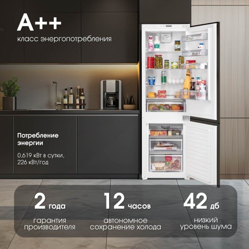 Встраиваемый холодильник Zigmund Shtain BR 08.1781 SX (белый) 8