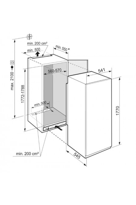 Встраиваемый морозильник LIEBHERR SIFNF 5108 (белый) 2