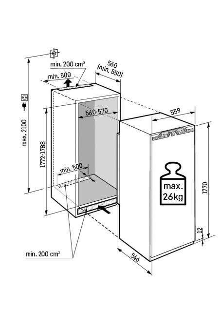 Встраиваемый морозильник LIEBHERR SIFNSe 5128 (белый) 5
