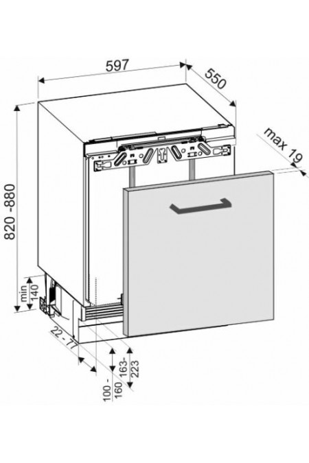 Встраиваемый морозильник LIEBHERR SUIGN 1554 (белый) 2