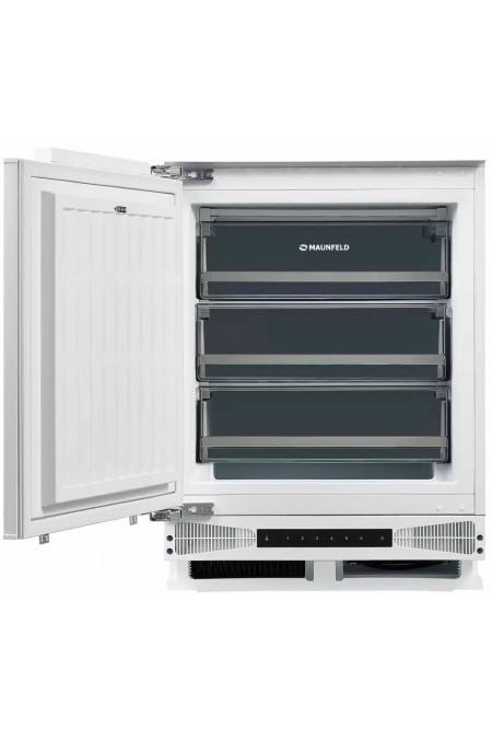 Встраиваемый морозильник Maunfeld MBFR88SWGR Inverter (белый) 1