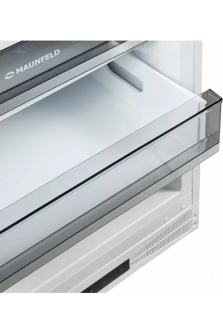 Встраиваемый морозильник Maunfeld MBFR88SWGR Inverter (белый) 4