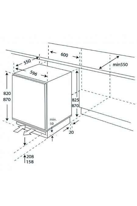 Встраиваемый морозильник NordFrost i-NFB 150 W (белый) 1